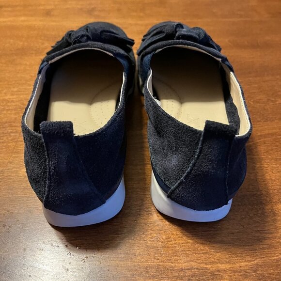NEW The Flexx Jazz Tassel Loafer shoe navy suede 6.5 women - Picture 6 of 10